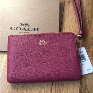 BRAND NEW Coach Wristlet in Rouge NWT!